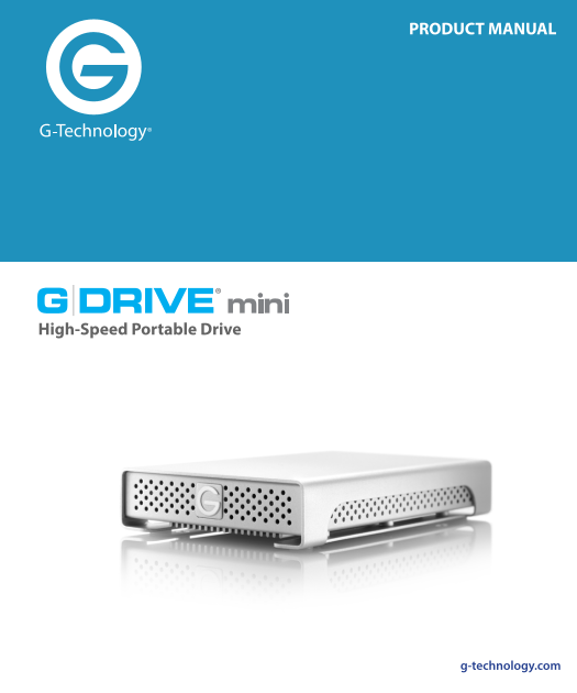 WD Western Data G-Technology G-DRIVE mini User Manual [English Only] - Page 1