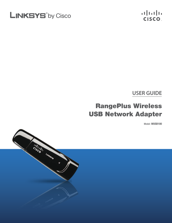 LINKSYS WUSB100 User Guide Manual - Page 1