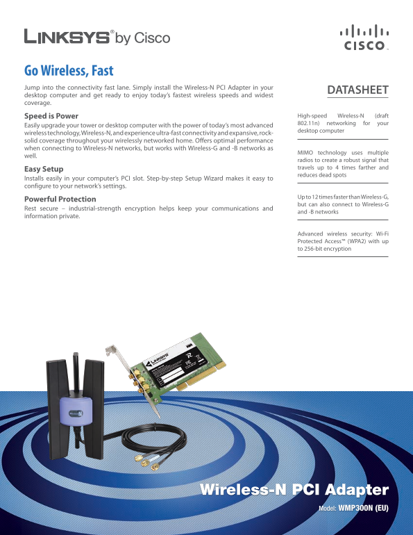 LINKSYS WMP300N( EU ) User Guide Manual - Page 1