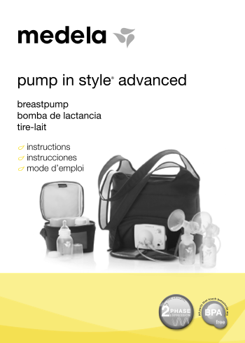 Medela Pump In Style Advanced Instructions User Manual - Page 1