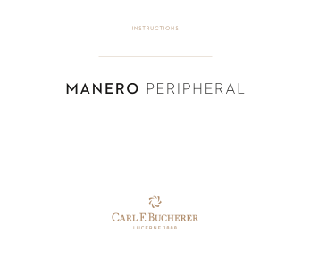 Carl FBucherer Malion Longines Power Reserve Brand Book User Guide - Page 1