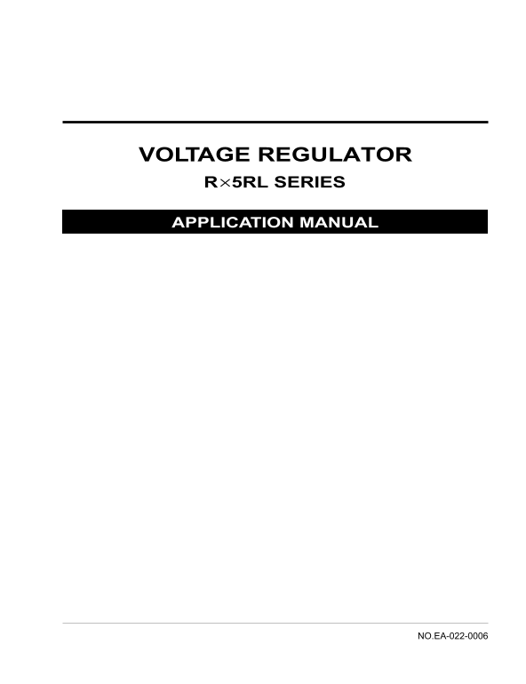 Ricoh R×5RL Series Data Handbook - Page 1