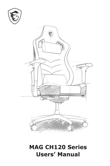 MSI Gaming Chairs MAG CH120 X Product Manual User Guide (Language: English) - Page 1