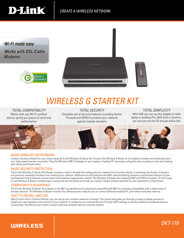 D-Link DKT-110 User Guide - Page 1