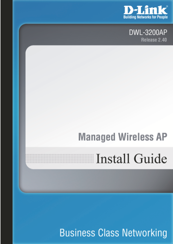 D-Link DWL-3200AP User Manual (1)(1) - Page 1