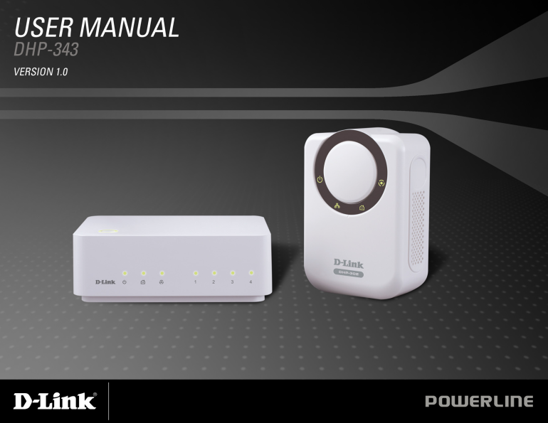 D-Link DHP-343 User Guide Manual - Page 1