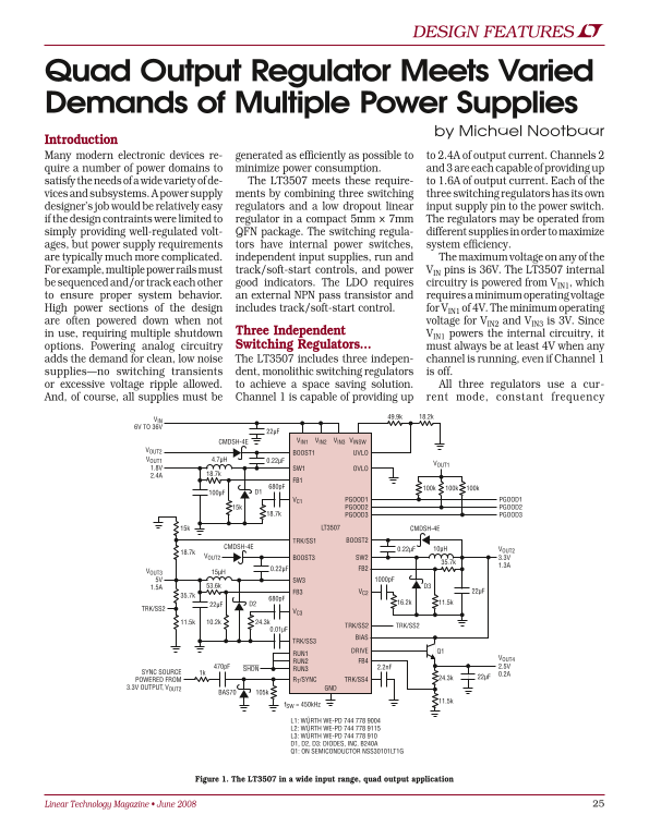 Linear Design Features - LTMag-V18N02-07-LT3507 - Michael Nootbaar User Manual - Page 1