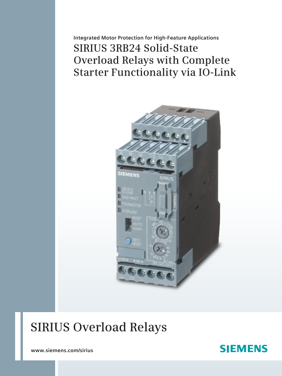 Siemens SIRIUS 3RB24 Solid-State User Manual - Page 1
