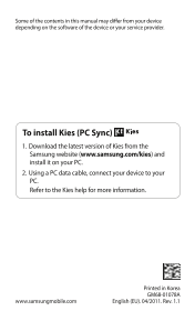 Samsung Galaxy View All YP-G70CW Quick User Guide (MEA) - Page 1