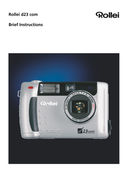Rollei d23 com Camera User's Manual - Page 1