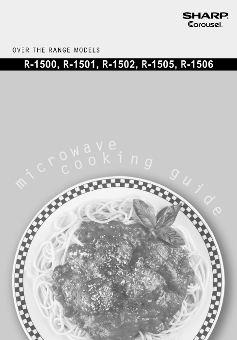 SHARP Microwave Operation Manual - Page 1
