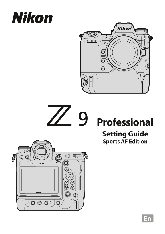 Nikon Z Series Z9 Sports AF Setting Guide (English) - Page 1
