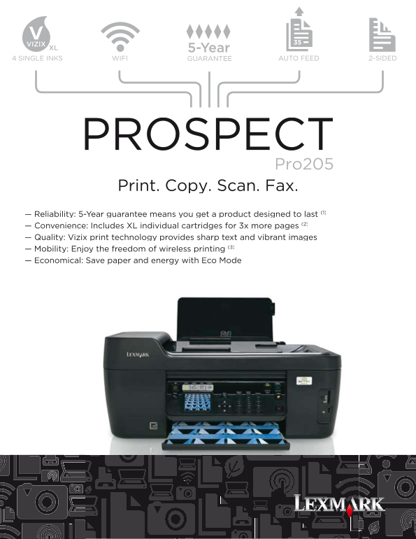 Lexmark Pro205 User's Guide - Page 1