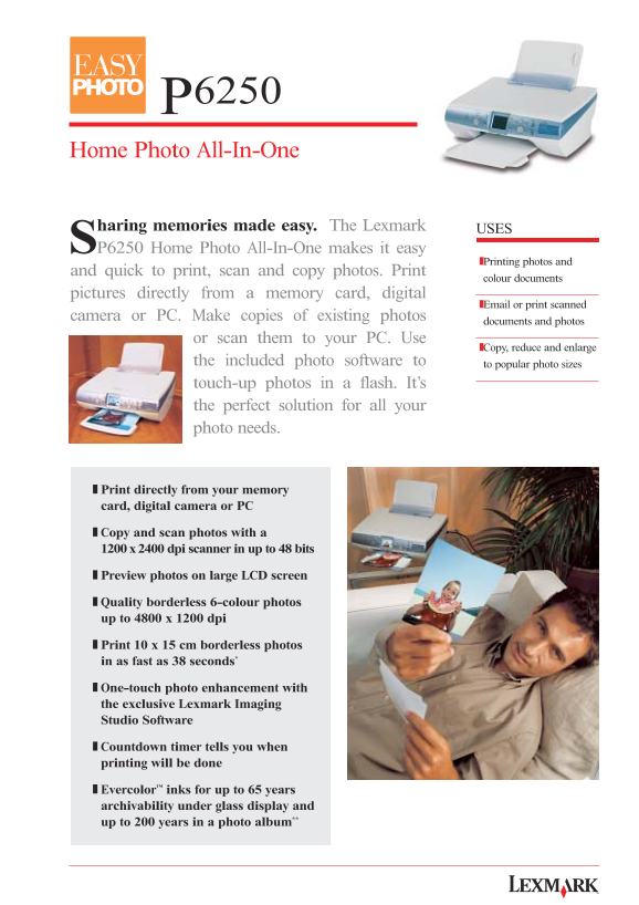 Lexmark P6250 User Guide - Page 1