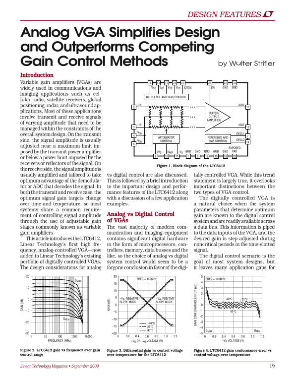 LINEAR LTC6412 User's Manual - Page 1