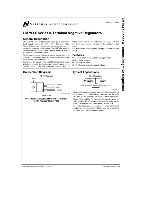 National Semiconductor Data Handbook - Page 1