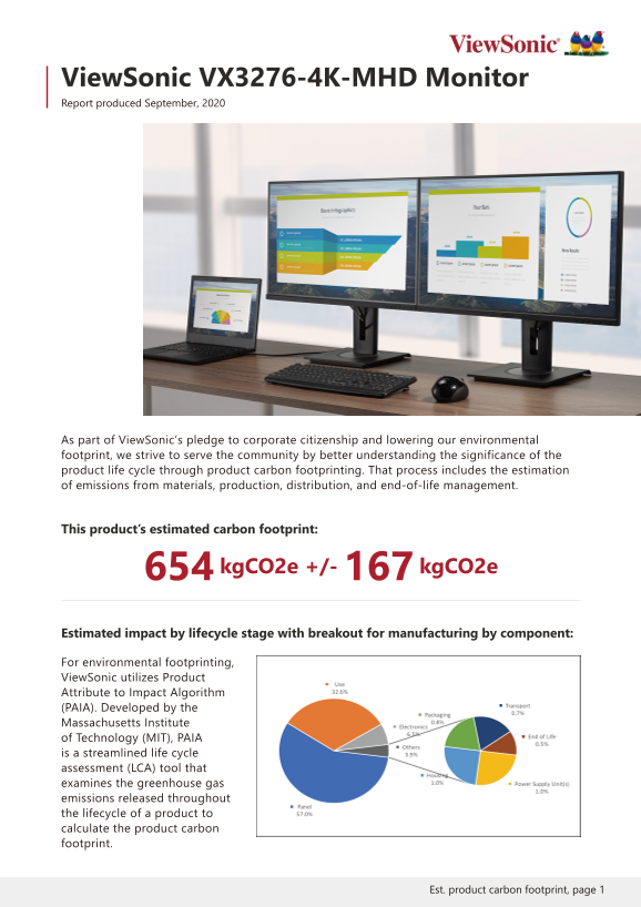 ViewSonic VX3276-4K-MHD Commercial Display Series User Guide, Manual - Page 1