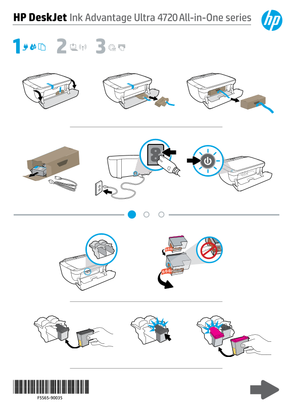 HP Deskjet Ink Advantage Ultra 4720 Series Install Poster - Page 1