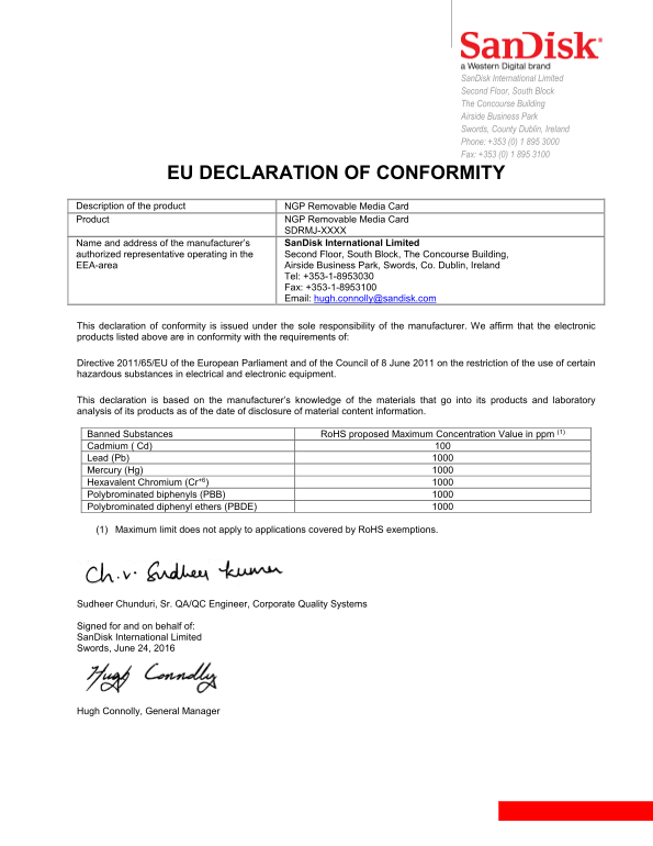 WD Microsoft Word for Western Data - SDRMJ-XXXX - Page 1