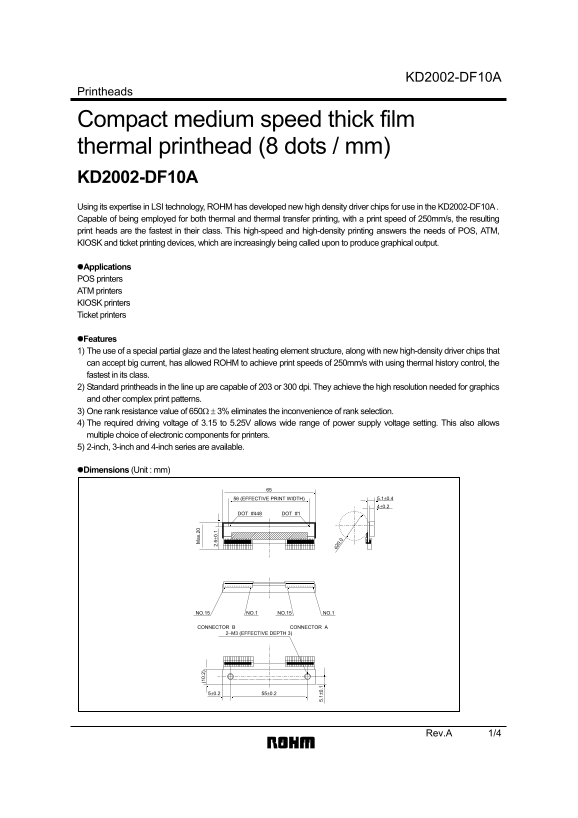 ROHM KD2002-DF10A User Guide and Manual - Page 1