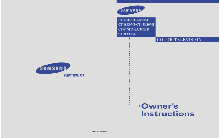 Samsung CT-14F10N User Guide - Page 1