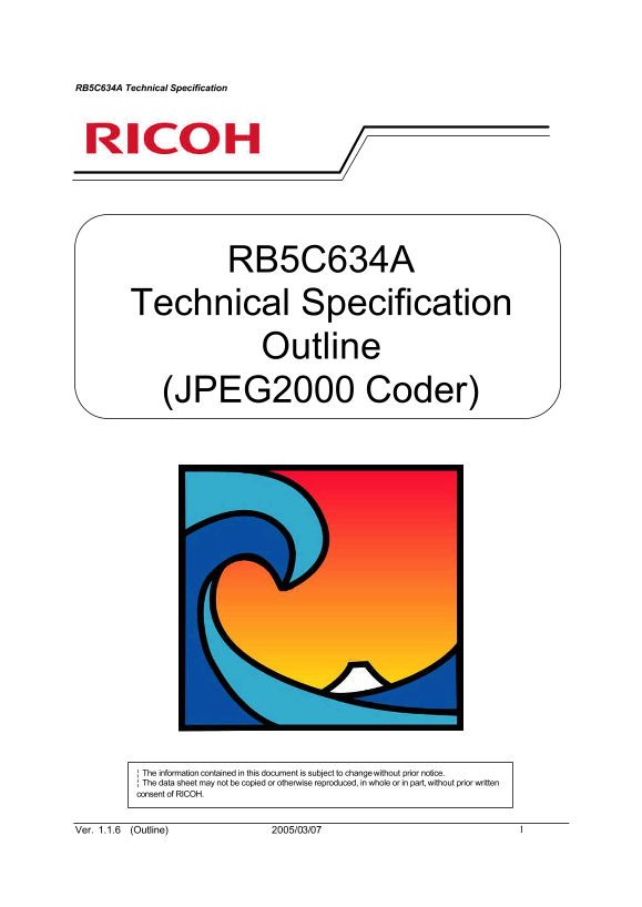 RICOH RB5C634A Owner's Manual and User Guide - Page 1
