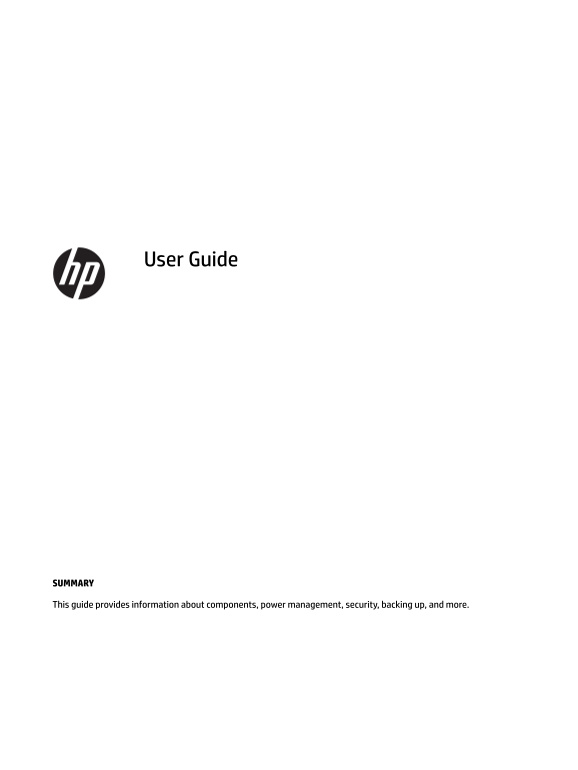 HP Chromebook x360 14-inch 14b-cb0000 User Guide - Page 1