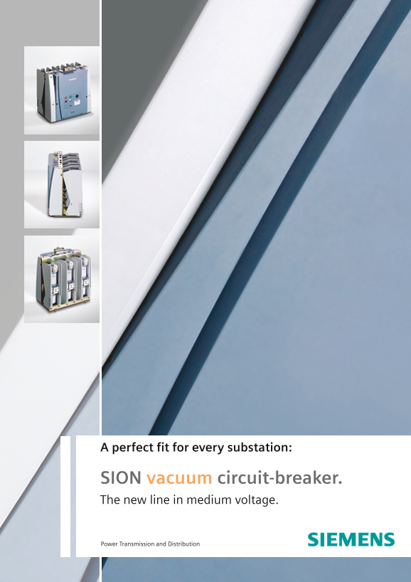 SIEMENS SION Vacuum Circuit-Breaker User's Manual - Page 1