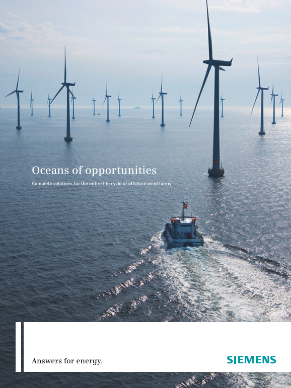 Siemens Oceans of Opportunities: Complete Solutions for Offshore Wind Farms Lifecycle manuals - Page 1