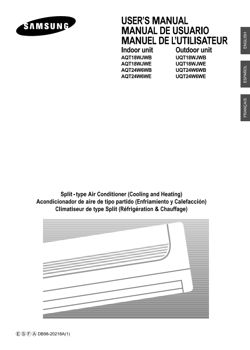 Samsung AQT24W6WB User Manual for UMG (User Manual Guide) - Page 1