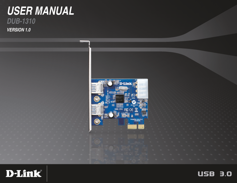 D-Link DUB-1310 User Guide - Page 1