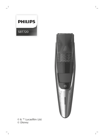 Philips Star Wars special edition Vacuum Hair Trimmer Shaver Styler SBT720 15 Product Support & User Manual - Page 1