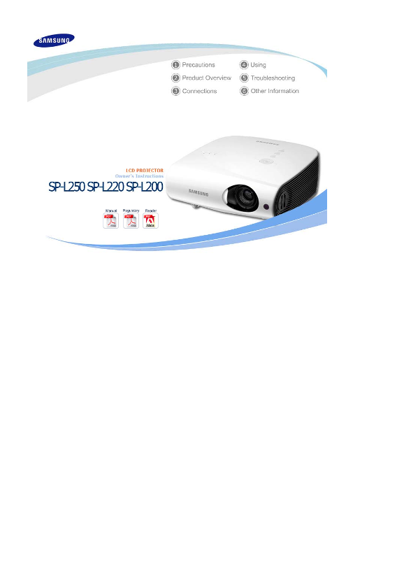 Samsung SP-PL200 Projector User's Manual - Page 1