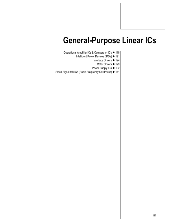 Toshiba TOSHIBA General- Purpose Linear ICs User's Manual and Specifications - Page 1