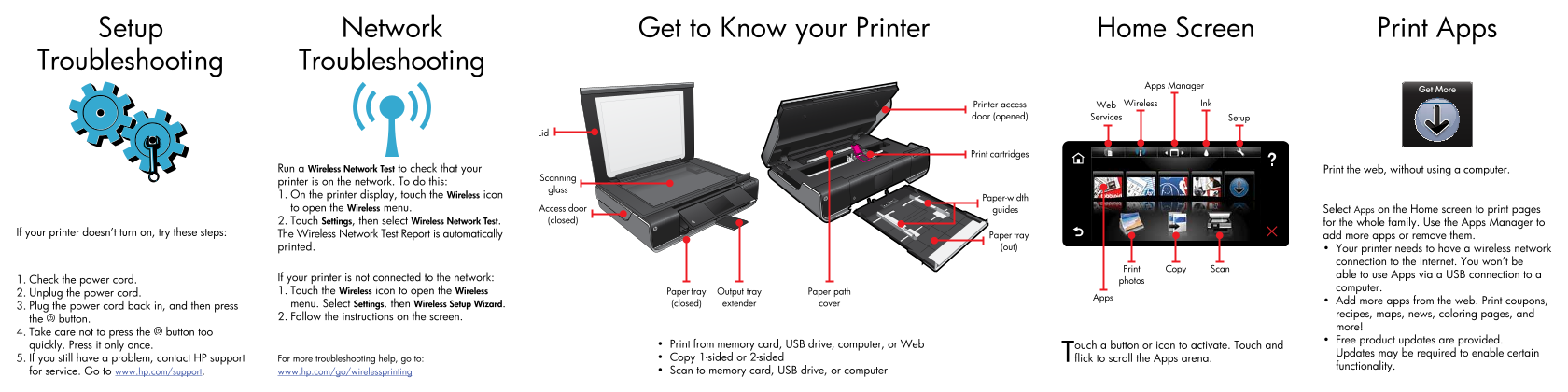 HP ENVY 100 e-All-in-One Printer Series - D410 Reference Guide - Page 1