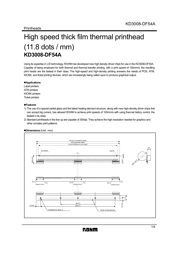 ROHM KD3008-DF54A User Guide - Page 1