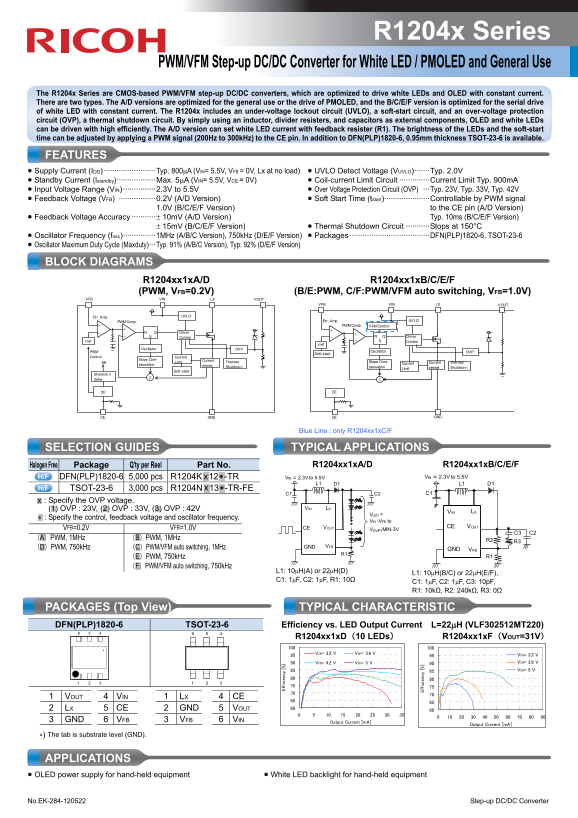 User's Guide and Manual for RICOH R1204x Series - Page 1