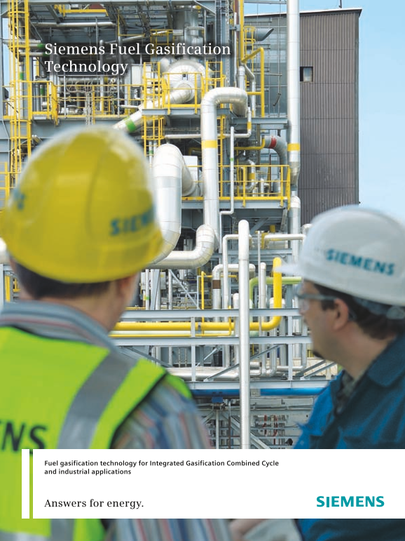 Siemens Fuel Gasification Technology for IGCC and Industrial Applications Owner's Manual - Page 1