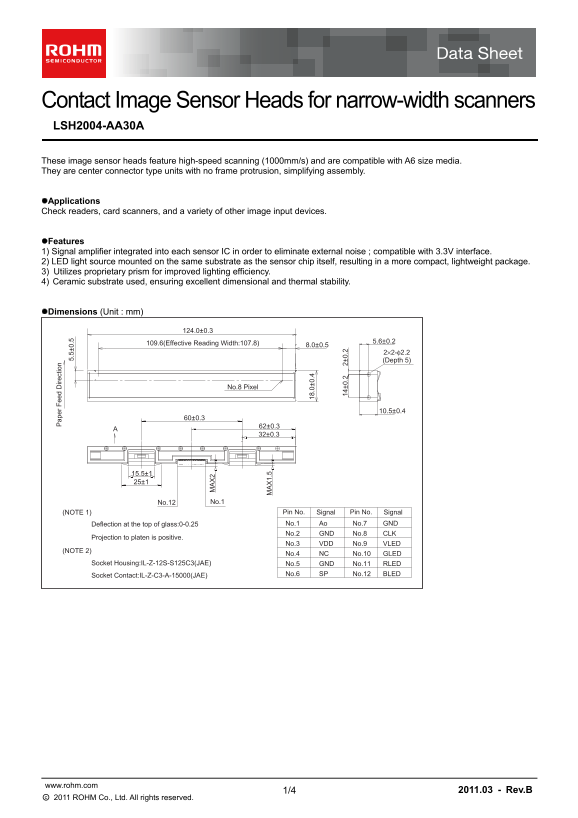 ROHM LSH2004-AA30A User Guide - Page 1