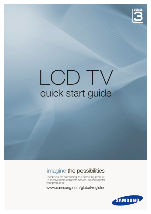 Samsung LA22A350C1 Quick User Guide - Page 1