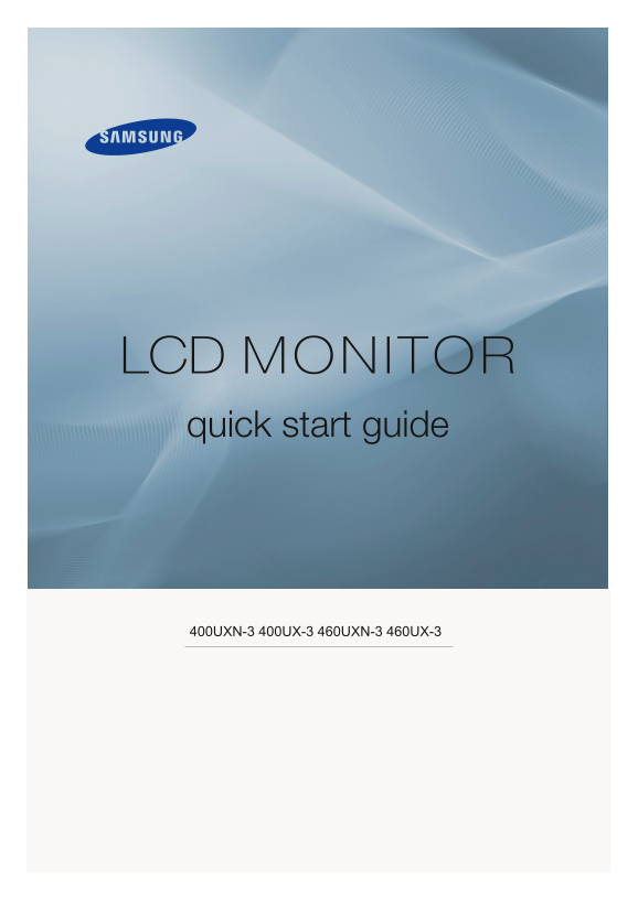 Samsung Quick User Guide for All Models UXN-3 - Page 1