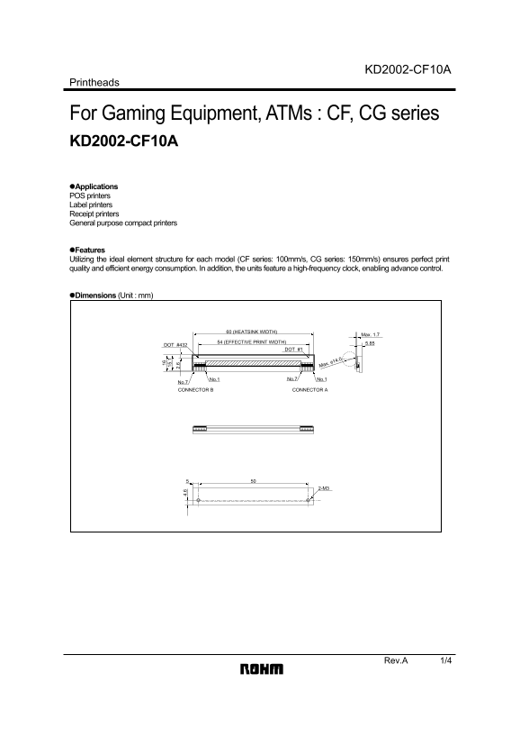 ROHM KD2002-CF10A User Guide - Page 1