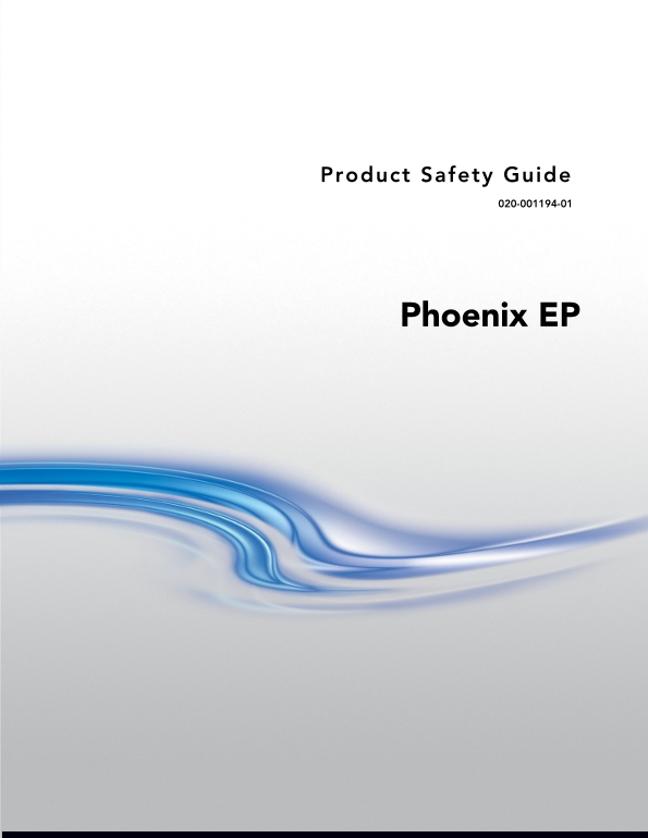 Christie Phoenix EP Safety Guide - Multilingual - Page 1