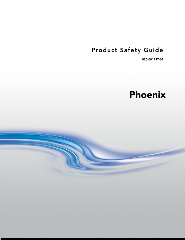 Christie Phoenix Safety Guide - Multilingual - Page 1