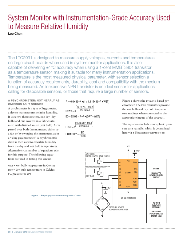 LINEAR LTC2991 User Guide - Page 1