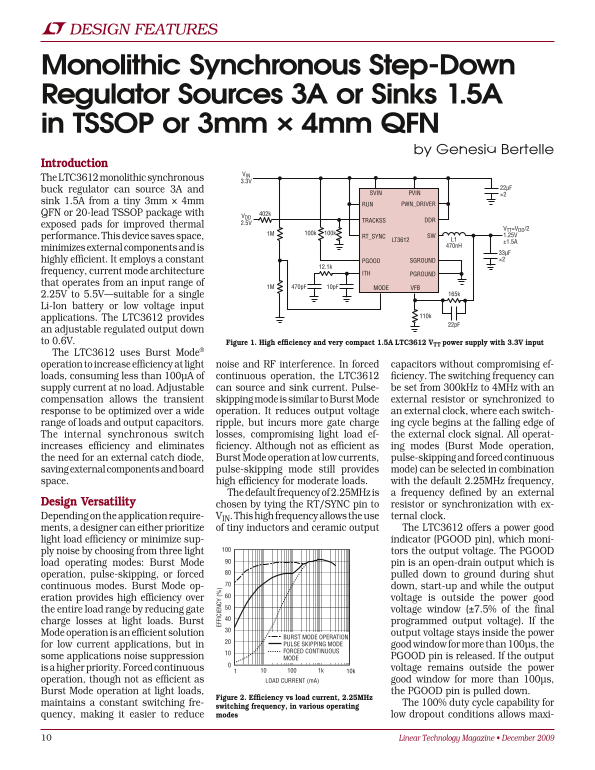 LINEAR LTC3612 User Guide - Page 1