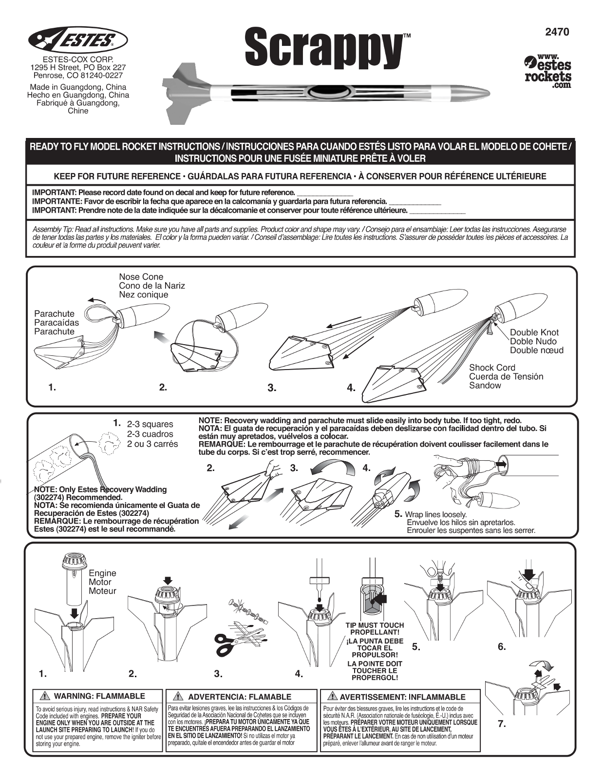 ESTES 2470 - Scrappy - Page 1