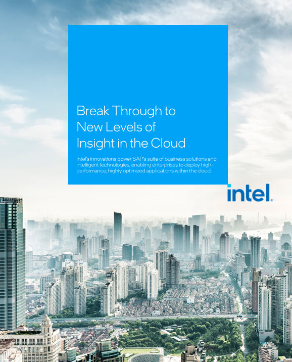 Intel White Paper Break Through to New Levels of Insight in the Cloud - Page 1