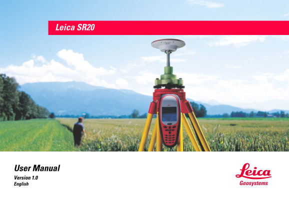 Leica SR20 User Guide and Manual - Page 1