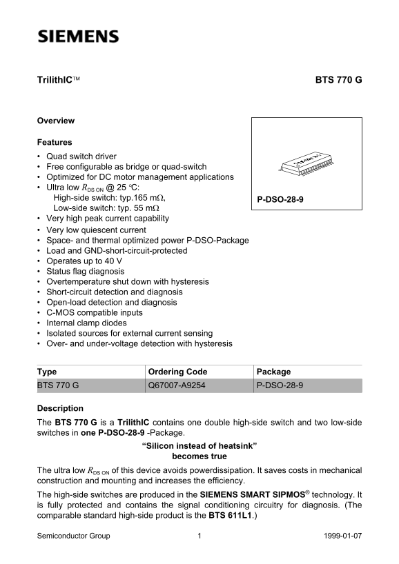 Siemens BTS 770 G User Guide (1)(1) - Page 1